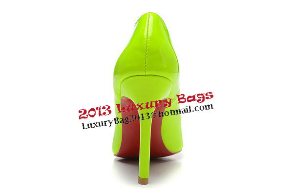 Christian Louboutin Patent Leather 100mm Pump CL1432 Green