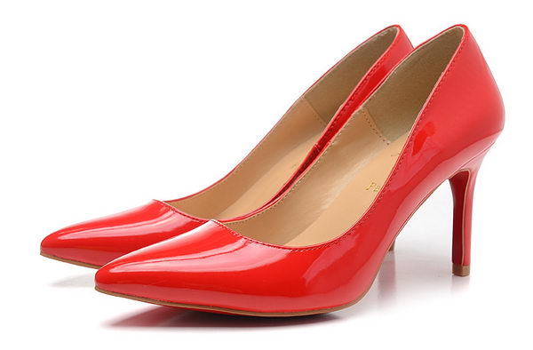 Christian Louboutin Patent Leather 80mm Pump CL1425 Red
