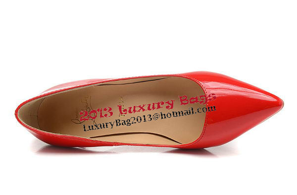 Christian Louboutin Patent Leather 80mm Pump CL1425 Red