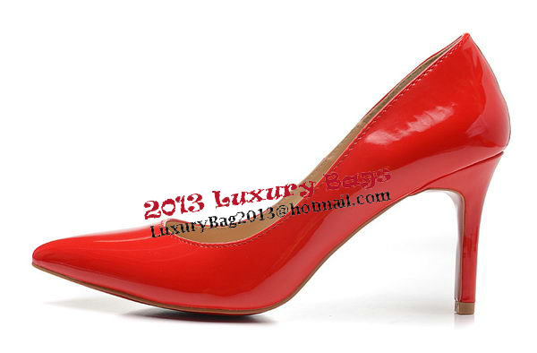 Christian Louboutin Patent Leather 80mm Pump CL1425 Red