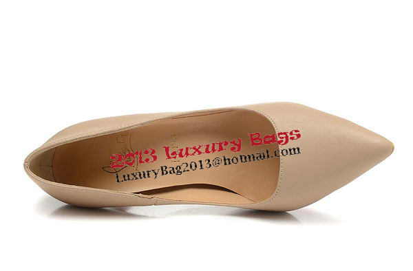 Christian Louboutin Sheepskin Leather 100mm Pump CL1432 Apricot