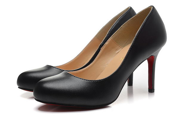 Christian Louboutin Sheepskin Leather 80mm Pump CL1419 Black