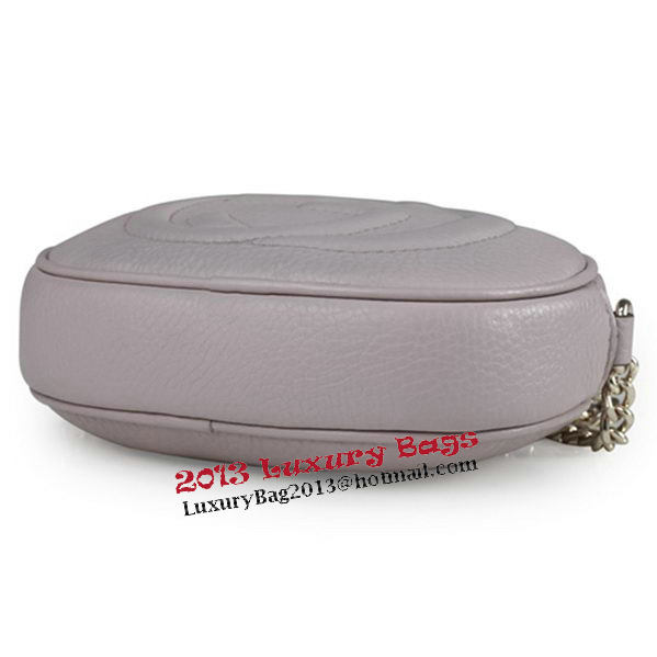 Gucci Soho Original Leather mini Chain Bag 353965 Grey