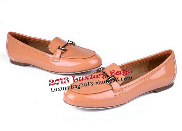 Salvatore Ferragamo Patent Leather Ballerina Flat FL0415 Apricot