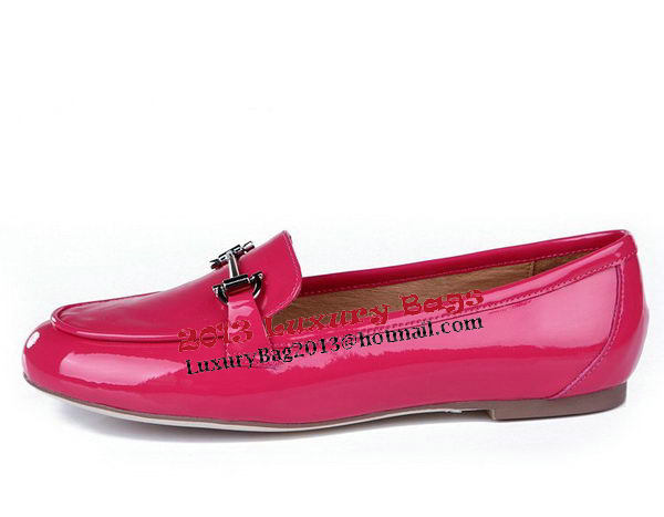 Salvatore Ferragamo Patent Leather Ballerina Flat FL0415 Rosy