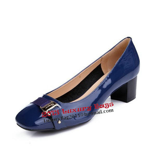 Salvatore Ferragamo Patent Leather FL0383 Blue