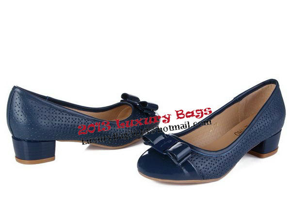 Salvatore Ferragamo Patent Leather FL0387 Blue