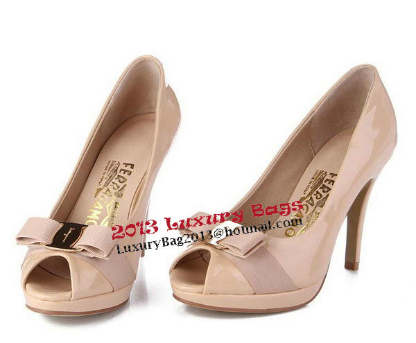 Salvatore Ferragamo Patent Leather FL0390 Pink