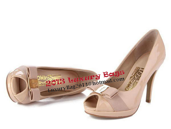 Salvatore Ferragamo Patent Leather FL0390 Pink