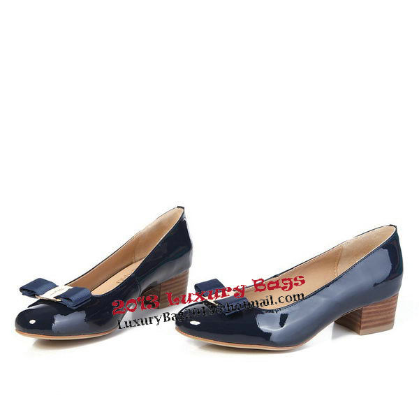 Salvatore Ferragamo Patent Leather Pump FL0430 Royal