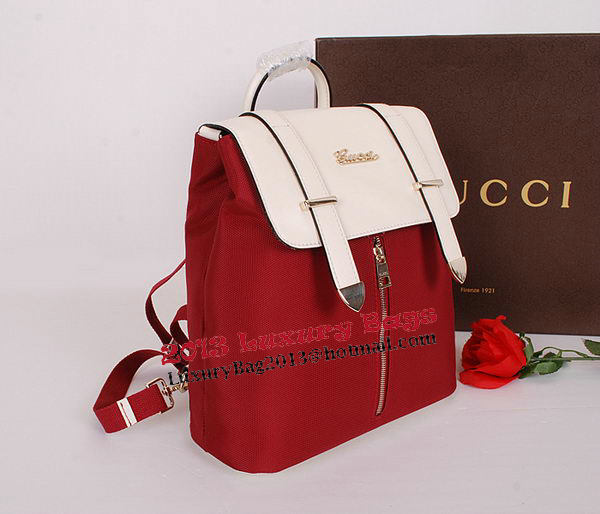 Gucci Canvas BackPack 350880 Wine