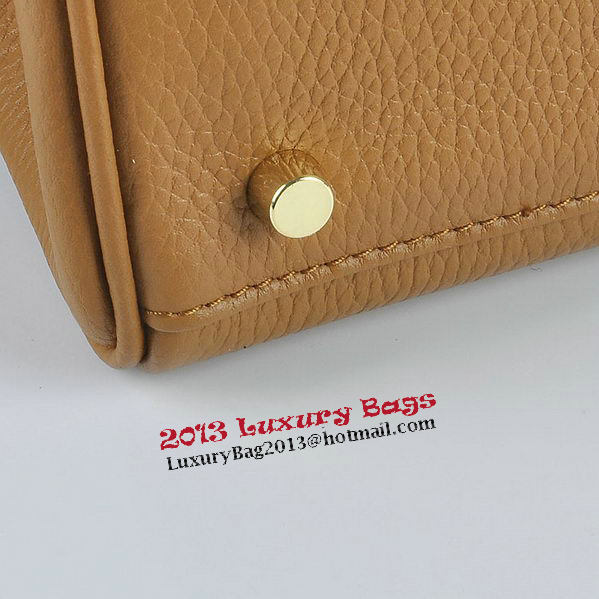 Hermes Kelly 28cm Shoulder Bags Wheat Grainy Leather Gold