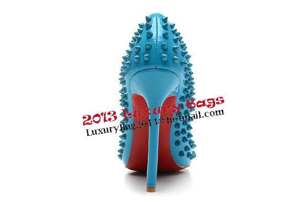 Christian Louboutin Patent Leather 120mm Pump CL1440 Blue