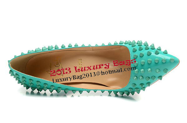 Christian Louboutin Patent Leather 120mm Pump CL1441 Green