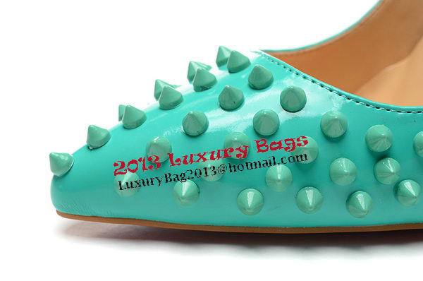 Christian Louboutin Patent Leather 120mm Pump CL1441 Green