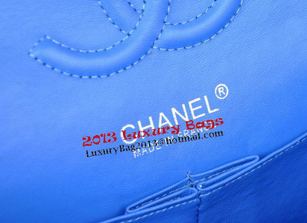 Chanel 2.55 Series Classic Flap Bag Denim Fabric CF1112 Blue