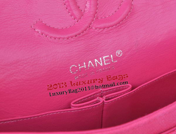 Chanel 2.55 Series Classic Flap Bag Denim Fabric CF1112 Rose