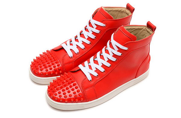 Christian Louboutin Casual Shoes Sheepskin Leather CL831 Red