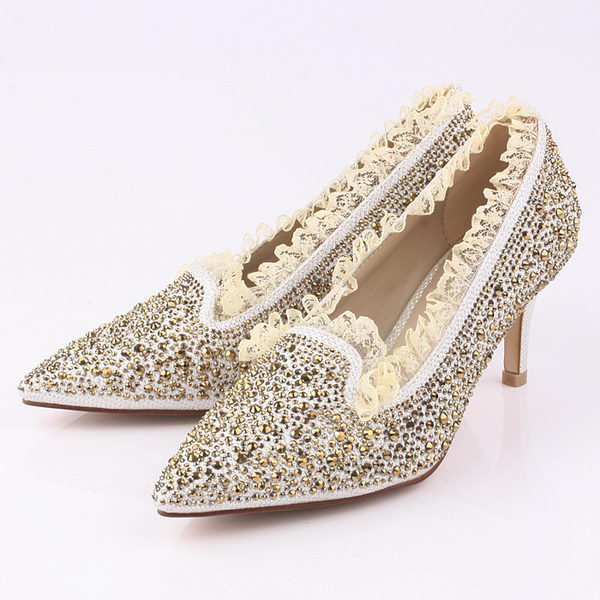 Valentino Pump Sequins Leather VT162 Grey