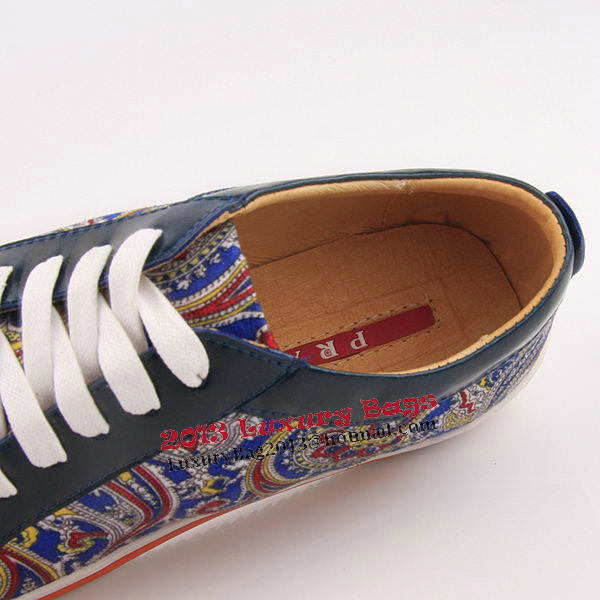 miu miu Casual Shoes Calfskin Leather PD331 Blue