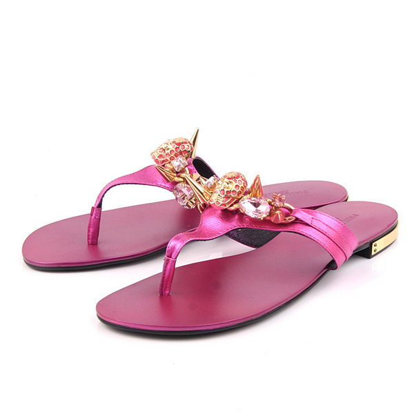 Prada Calfskin Leather Sandals PP10 Rose