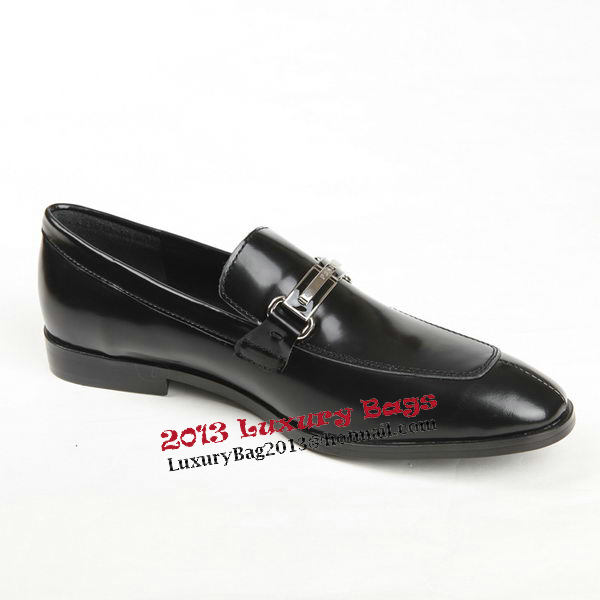 Prada Patent Leather Men Shoes PD333 Black