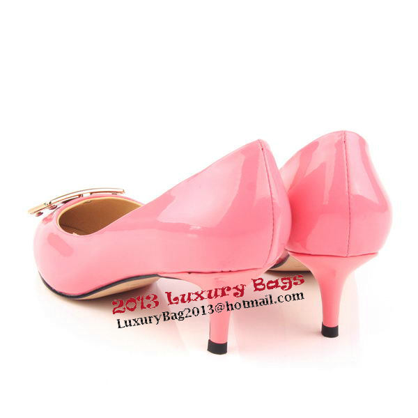 Roger Vivier Patent Leather Pump RV235 Pink