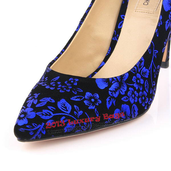 Valentino Suede Leather 11CM Pump VT167 Blue