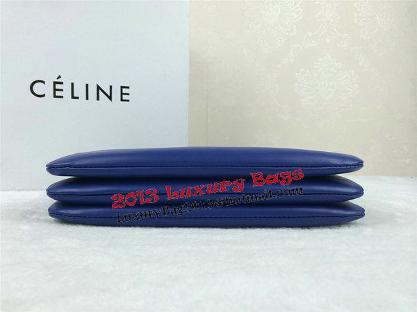 Celine Trio Original Leather Shoulder Bag C98318 Blue