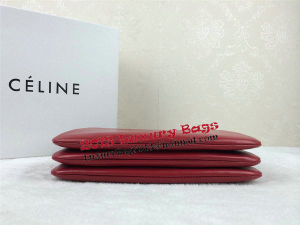 Celine Trio Original Leather Shoulder Bag C98318 Burgundy