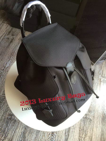 Hermes Canvas & Leather Backpack H1718 Black