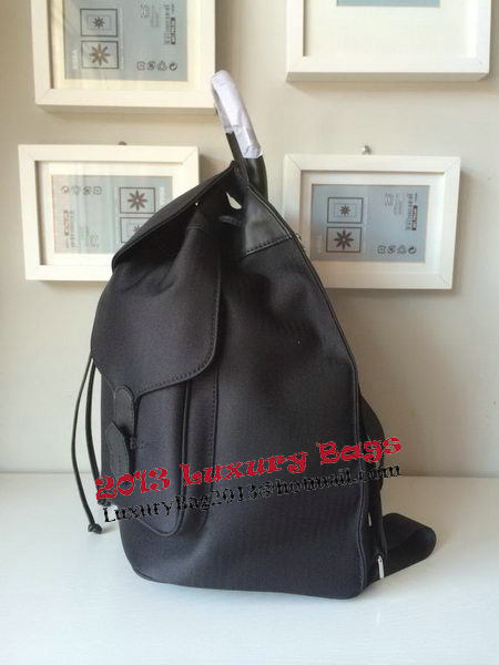 Hermes Canvas & Leather Backpack H1718 Black