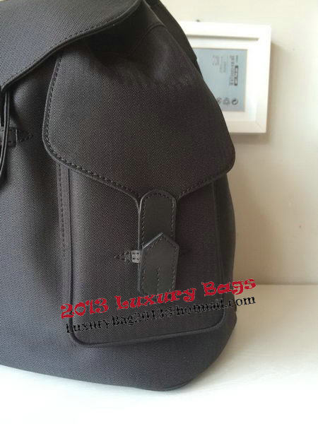 Hermes Canvas & Leather Backpack H1718 Black