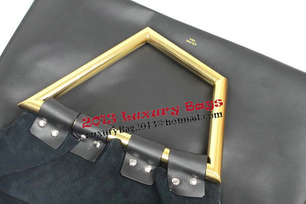 Celine Original Leather Tote Bag C2010 Black