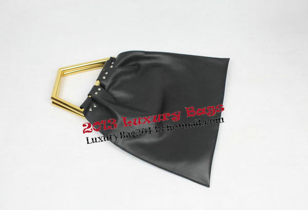 Celine Original Leather Tote Bag C2010 Black