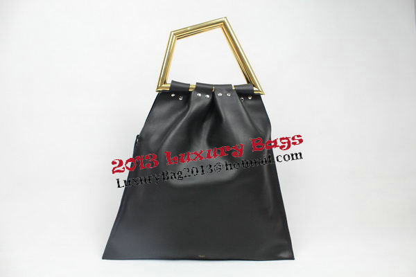 Celine Original Leather Tote Bag C2010 Black