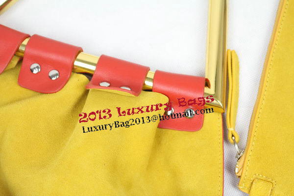 Celine Original Leather Tote Bag C2010 Red