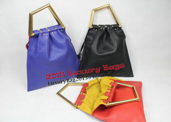 Celine Original Leather Tote Bag C2010 Violet