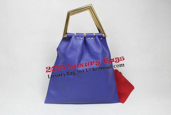 Celine Original Leather Tote Bag C2010 Violet