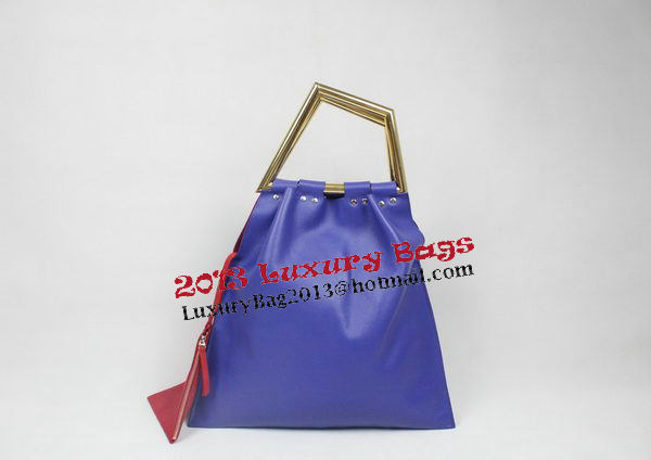 Celine Original Leather Tote Bag C2010 Violet