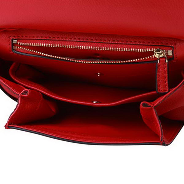 Gucci Nouveau Fringe Original Leather Shoulder Bag 347100 Red