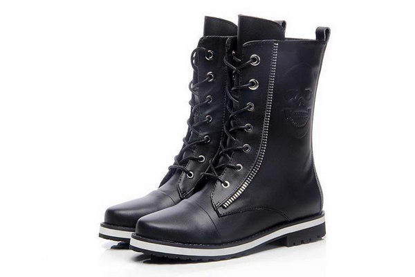 Alexander McQueen Calfskin Leather Ankle Boot MCQ240 Black
