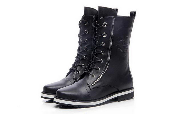 Alexander McQueen Calfskin Leather Ankle Boot MCQ240 Black