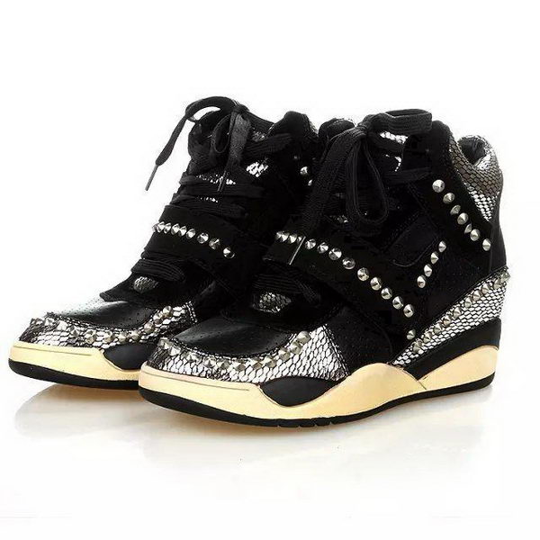 Valentino Suede Leather Sneakers VT175 Black