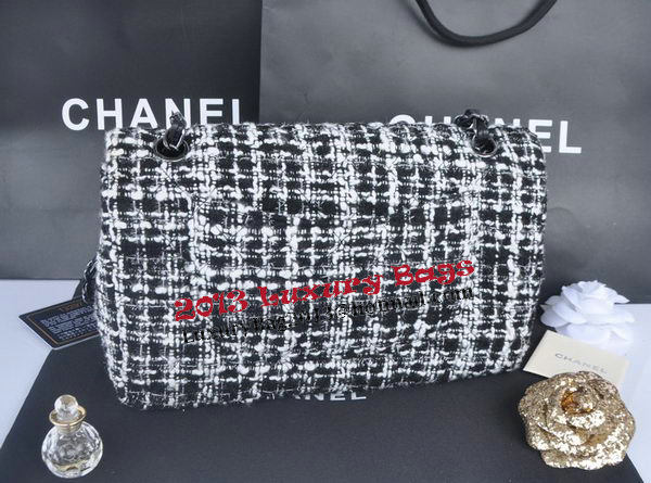 Chanel 2.55 Series Flap Bag Fabric CHA1112 Black