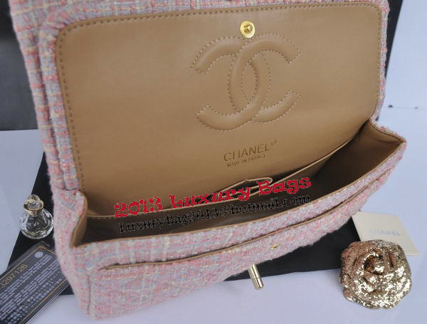 Chanel 2.55 Series Flap Bag Fabric CHA1112 Pink