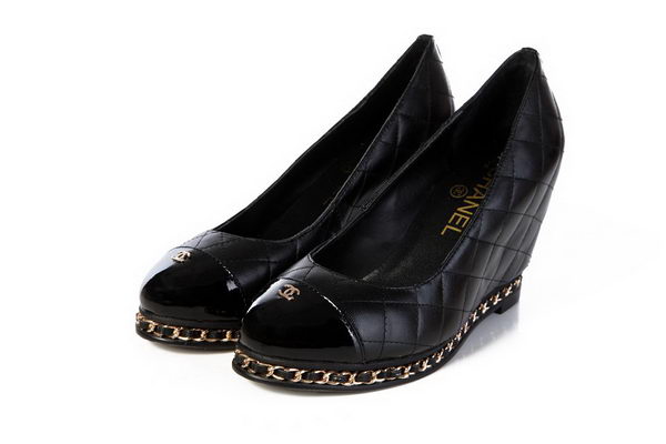 Chanel Sheepskin Leather Pump CH0939 Black