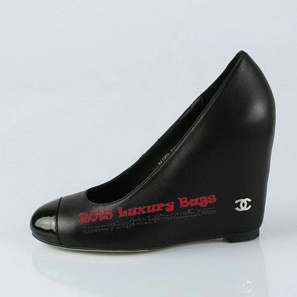 Chanel Sheepskin Leather Pump CH0940 Black