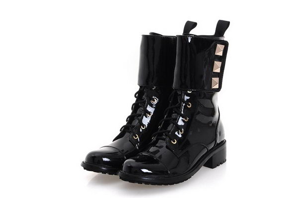 Valentino Patent Leather Sneakers VT181 Black