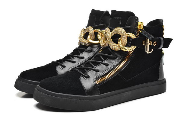 Giuseppe Zanotti Sneakers Suede Leather GZ0370 Black